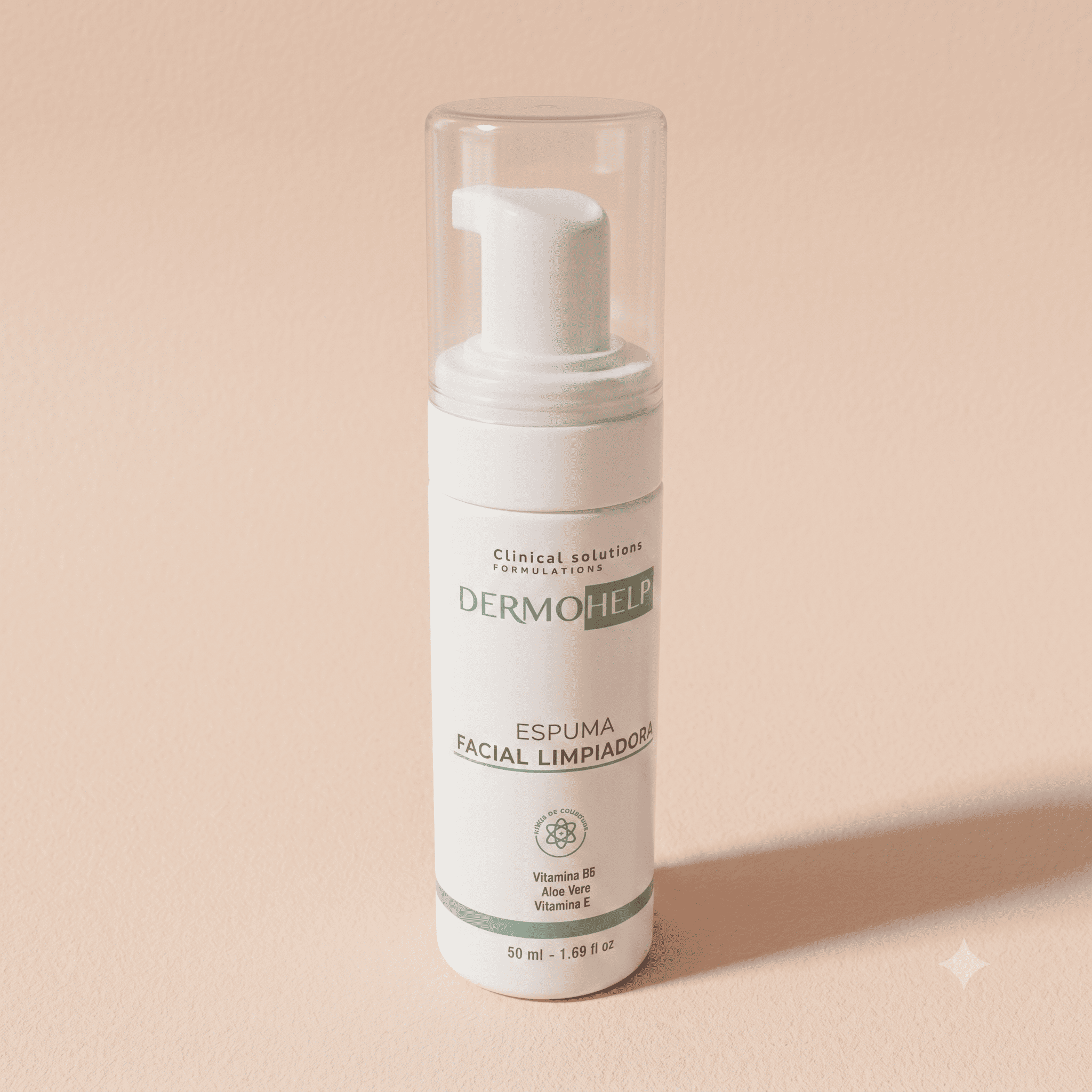 Espuma Facial Limpiadora con Vitamina B5 y Aloe Vera | Sin Sulfatos | Dermohelp