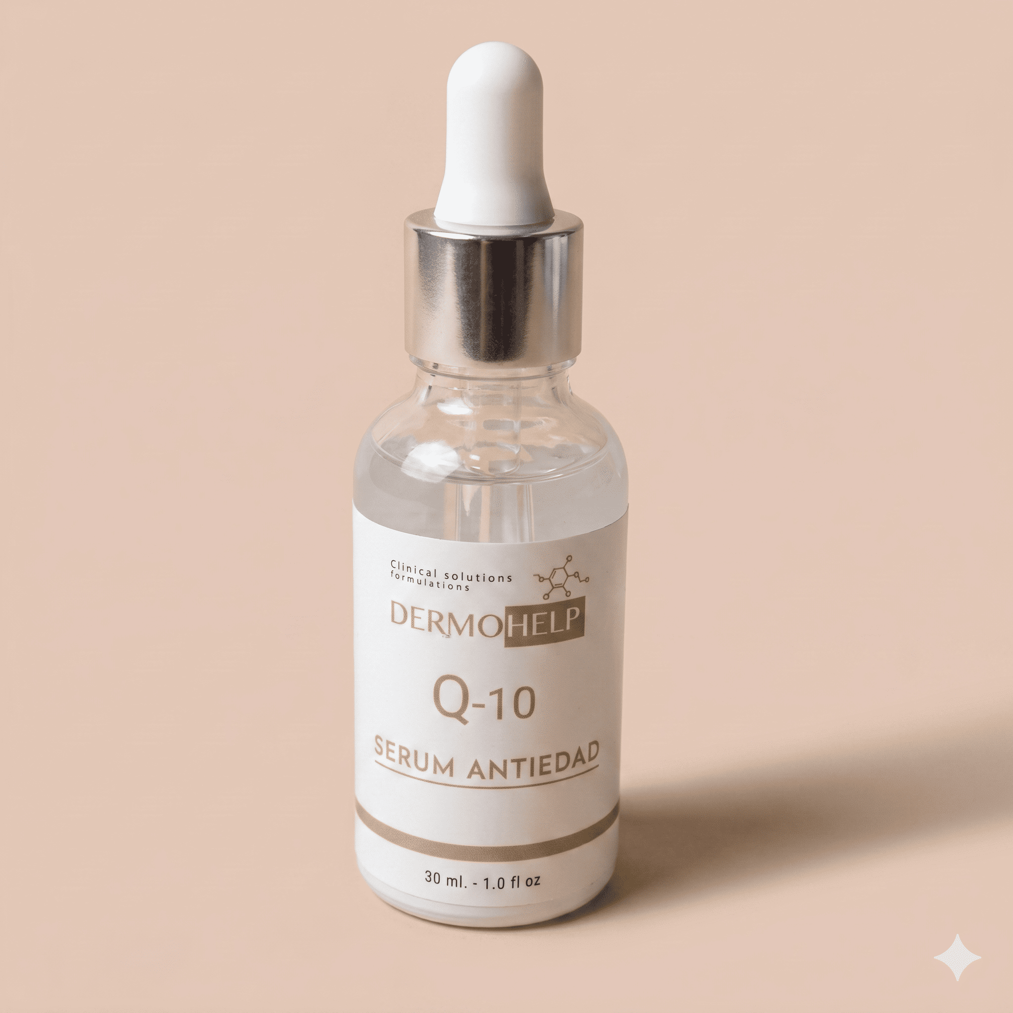 Sérum Antiedad Q10: Ultra-Hidratación y Complejo Descongestionante de Bolsas y Ojeras | Dermohelp