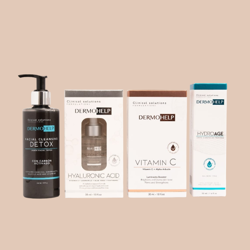 Ritual Antimanchas y Luminosidad: Vitamina C + Ácido Hialurónico Imagen principal del producto